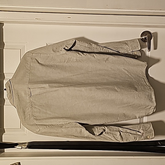 H&M men's linen casual button down shirt - Picture 6 of 6